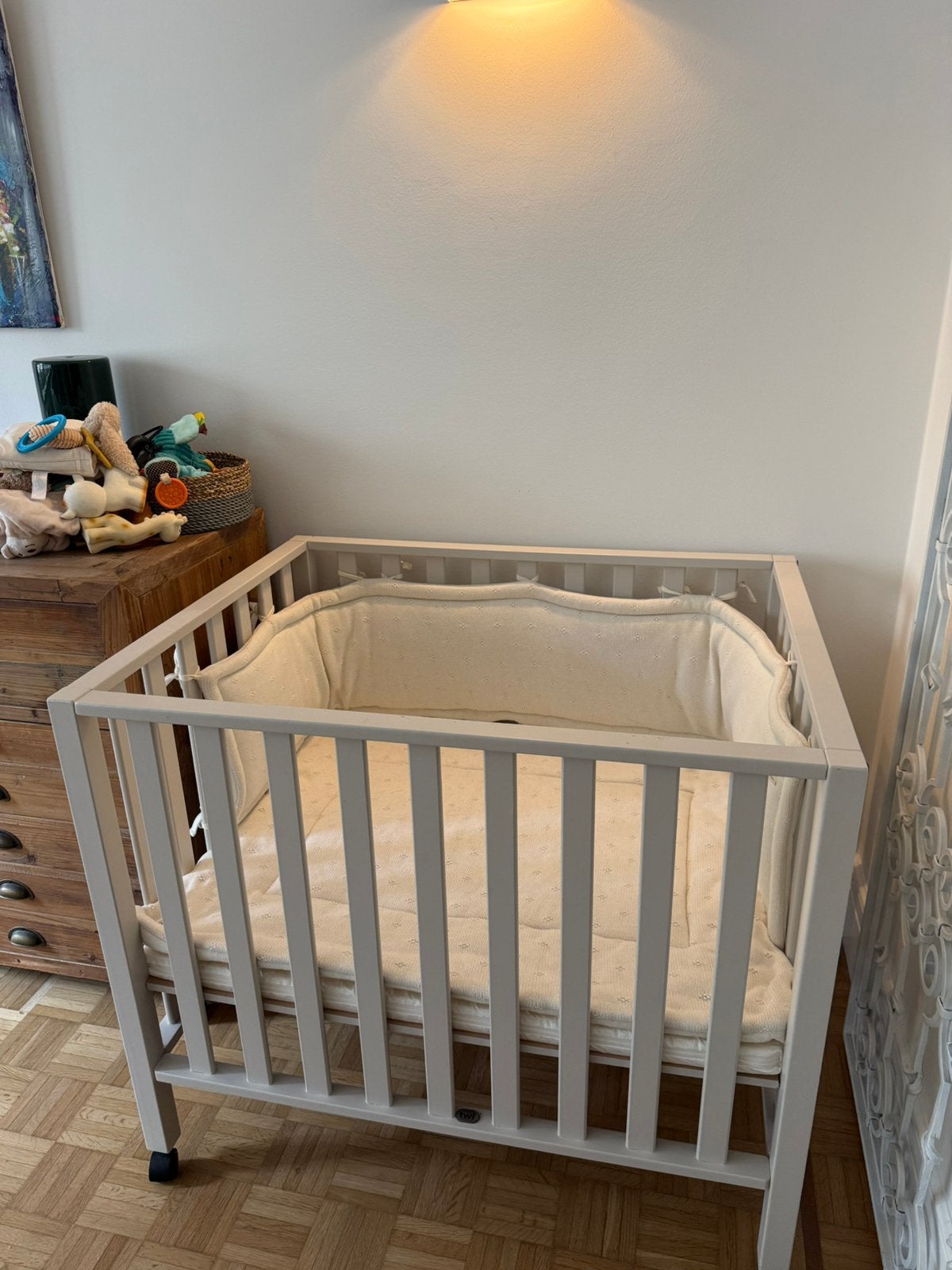 Babybox zandkleur, Kinderen en Baby's, Babyparken, Ophalen, Gebruikt