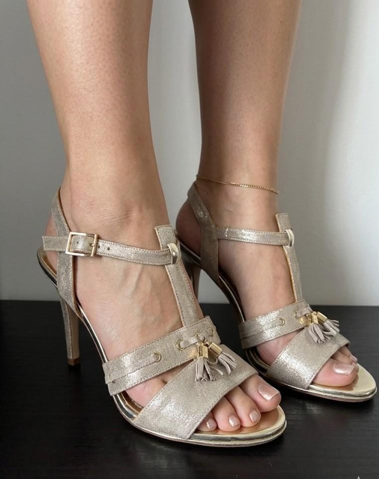 Sandales talons hauts, Enlèvement ou Envoi, Beige