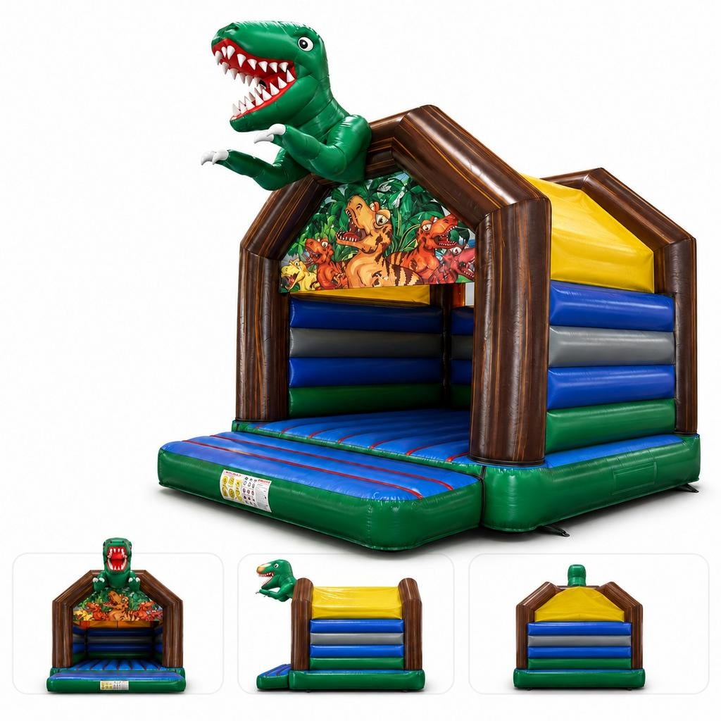 Nieuw springkasteel dinosaurus, Ophalen