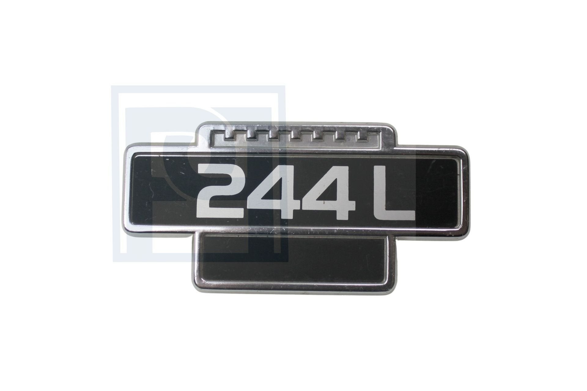 Volvo Embleem "244L" voorscherm 240 Volvo onderdeelnr 120241, Ophalen of Verzenden, Nieuw, Volvo