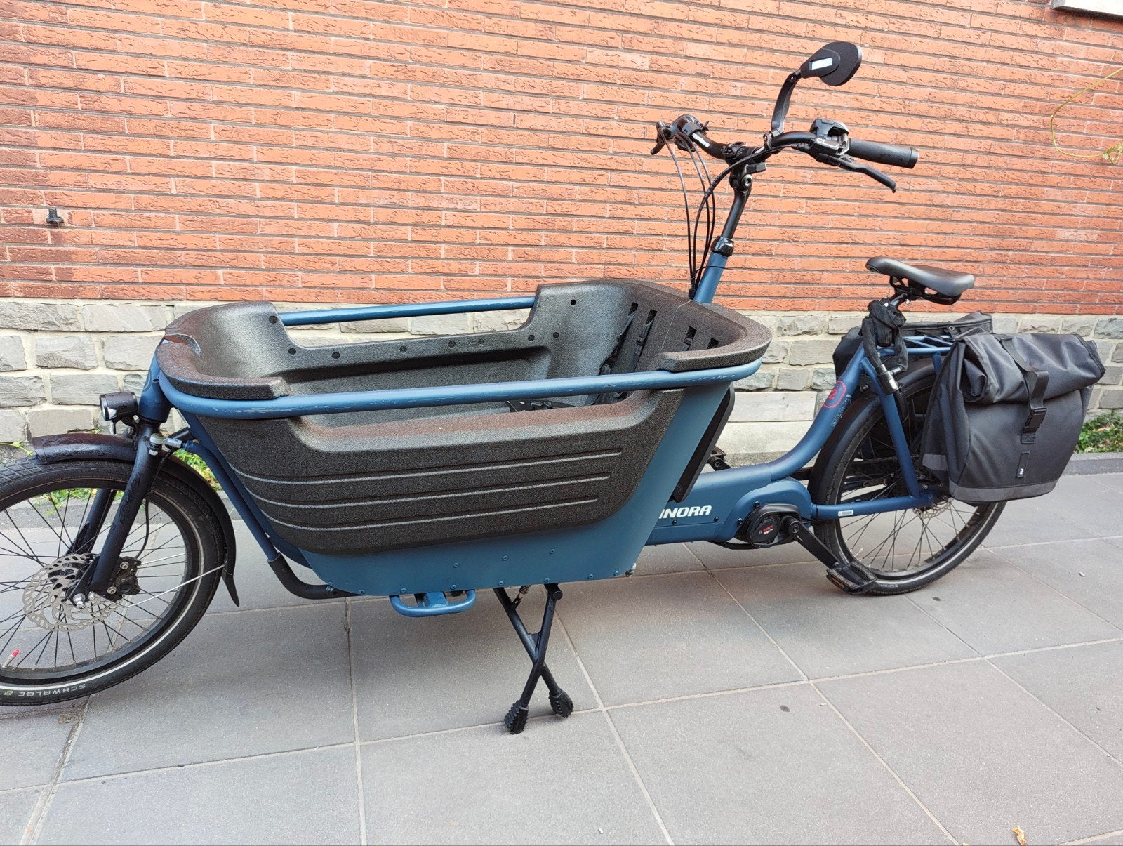 Elektrische bakfiets, Ophalen