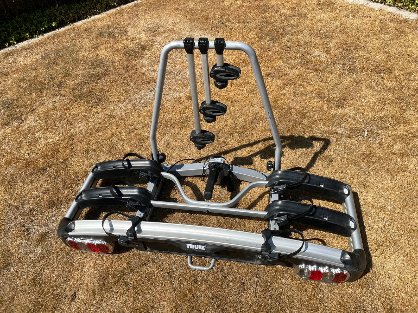 Thule euroclassic 929 voor 3 fietsen., Autos : Divers, Porte-vélos, Support d'attelage, Pneus larges, 3 vélos ou plus, Enlèvement