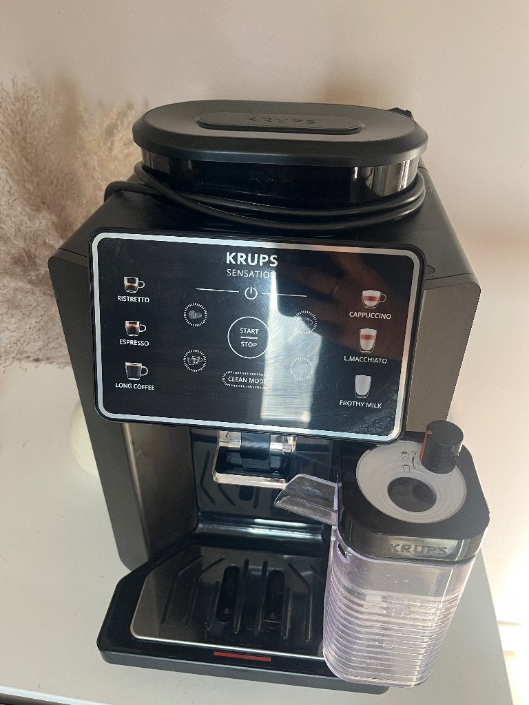 Koffiemachine bonen krups, Ophalen, Afneembaar waterreservoir, Koffiemachine, Koffiebonen