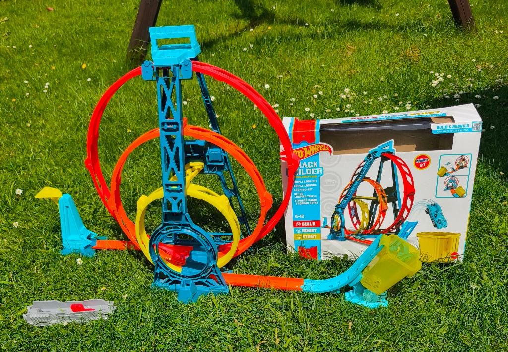 Hot Wheels City & Track builder (verschillende sets), Autre propulsion, Enlèvement, Hot Wheels, Avec looping