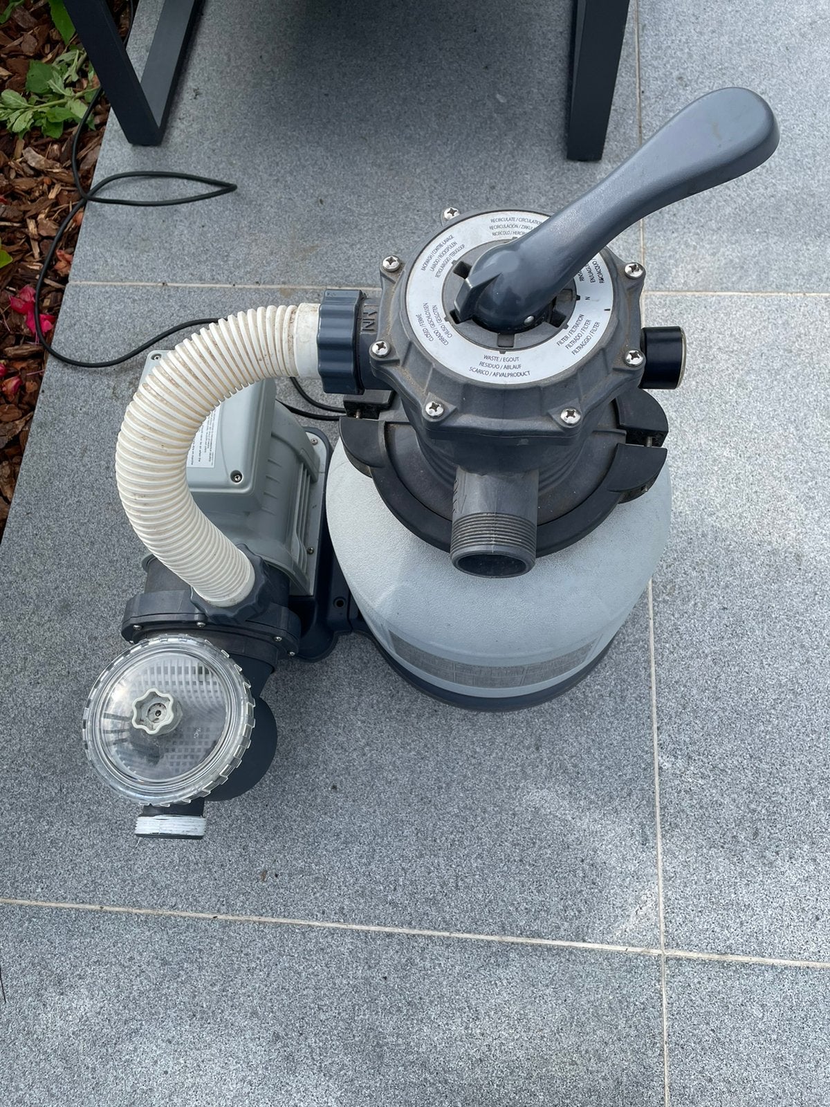 Zandfilter en zout water chloor generator, Tuin en Terras, Zwembad-toebehoren, Ophalen, Gebruikt, Zwembadpomp