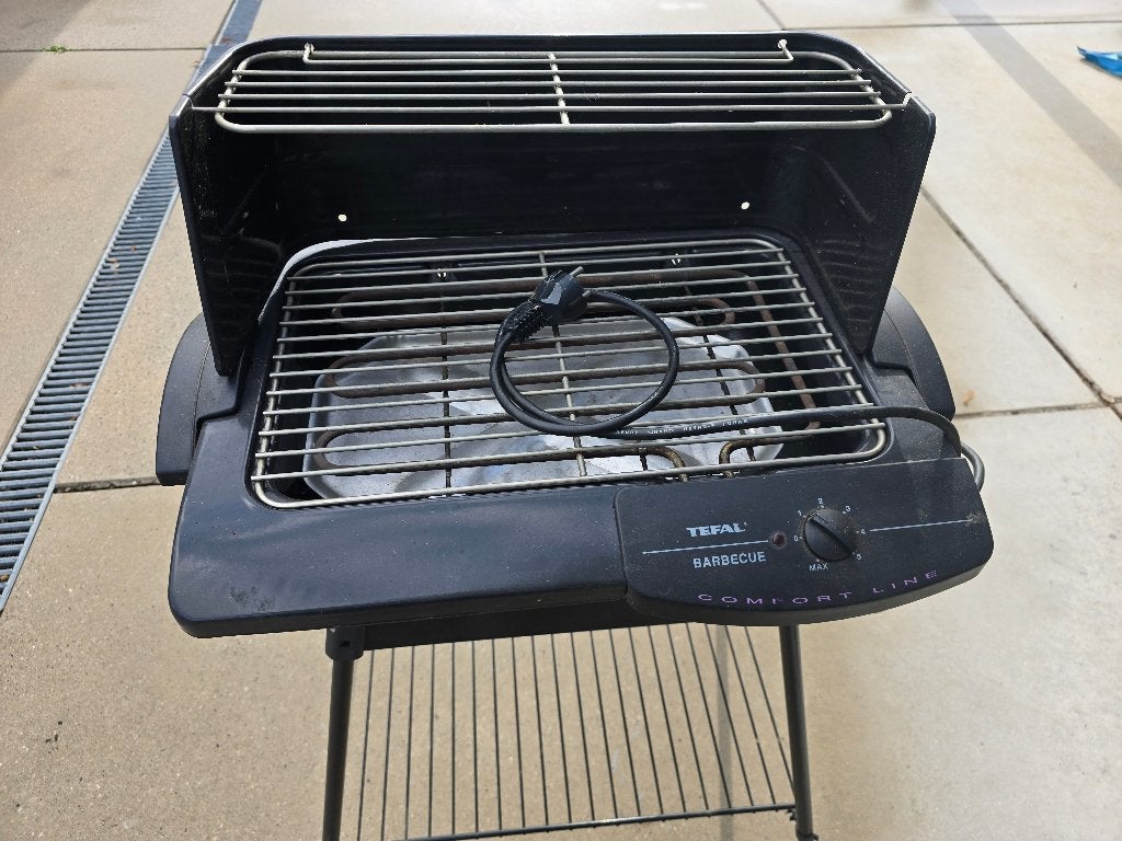 Elektrische bbq, Ophalen, Gebruikt, Tefal