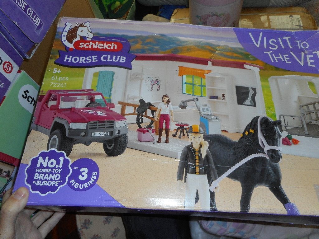 schleich vele sets hors cluc  , boerderij set , dino sets ,, Verzamelen, Ophalen of Verzenden, Zo goed als nieuw
