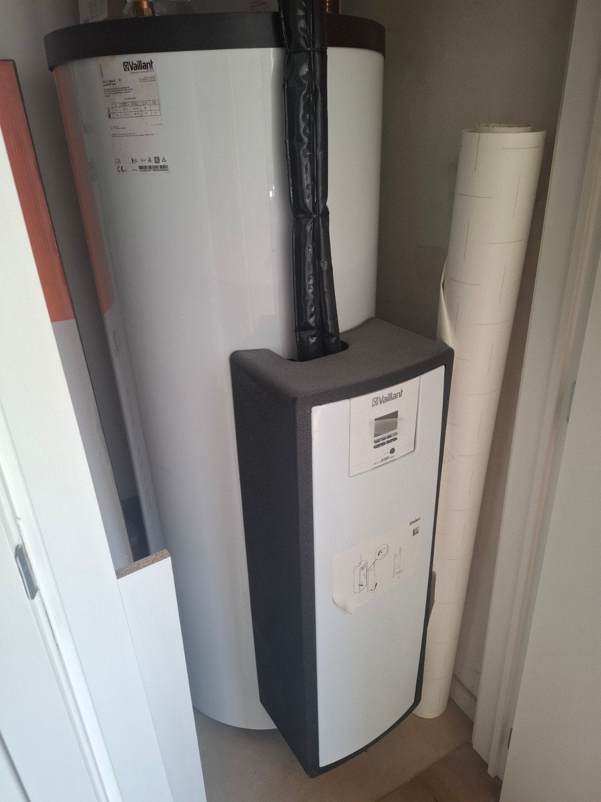 Zonneboiler, Ophalen