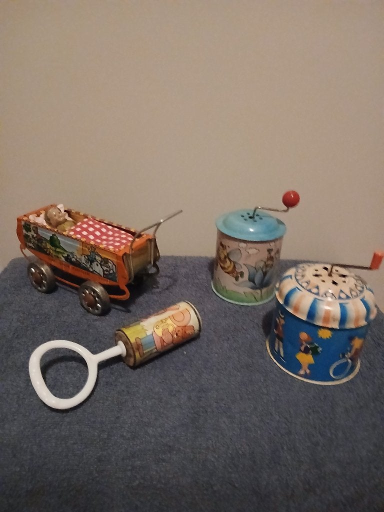 Jouets pour poupées en étain, Envoi, Utilisé, Accessoires