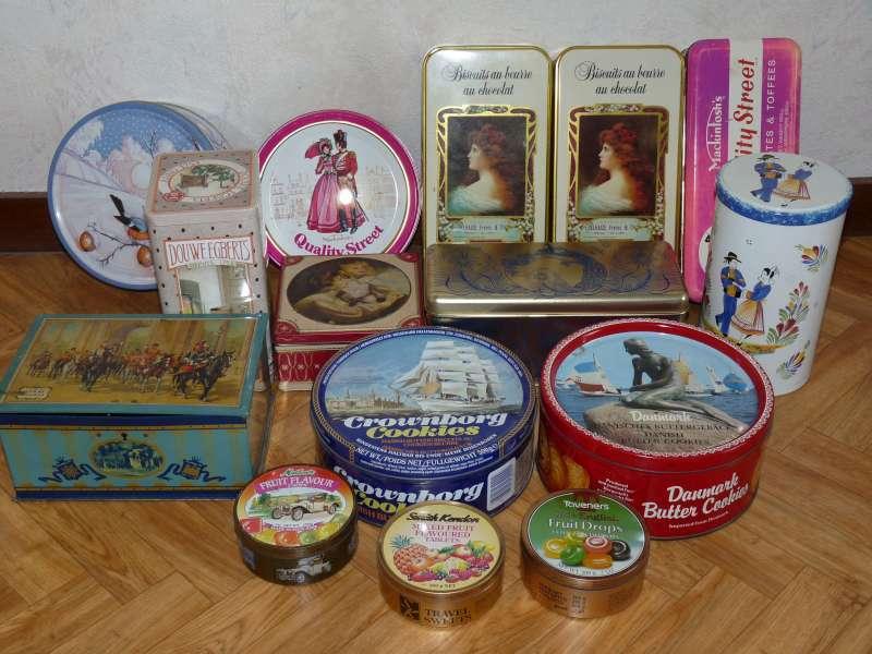 Lot de 48 boîtes anciennes, Enlèvement ou Envoi, Utilisé