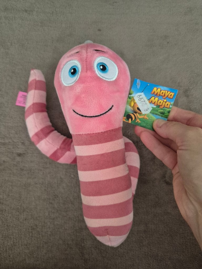 Maya de Bij knuffel, worm Max (Studio 100), Ophalen, Nieuw