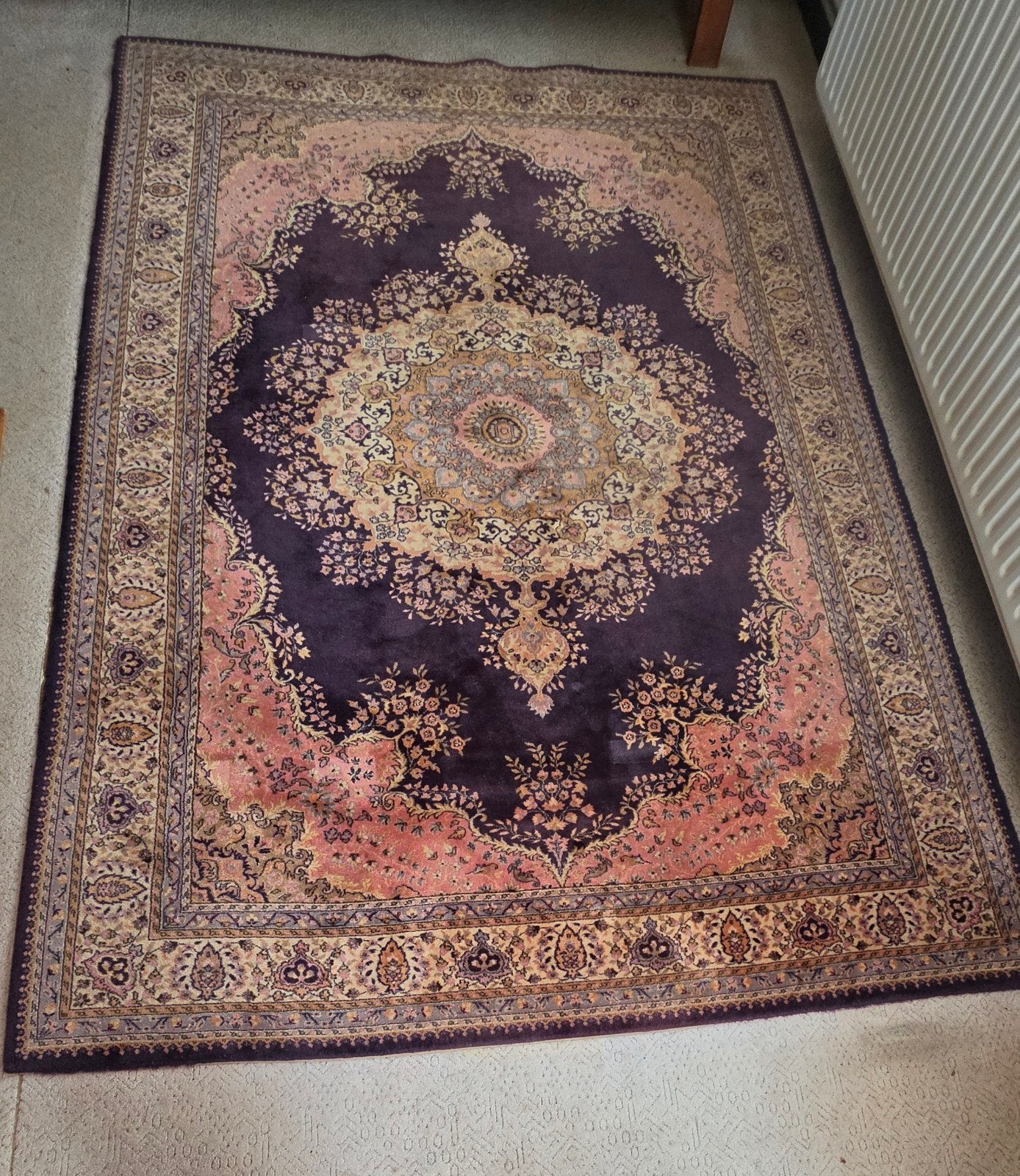 perzisch tapijt, Huis en Inrichting, Stoffering | Tapijten en Vloerkleden, Ophalen, Roze