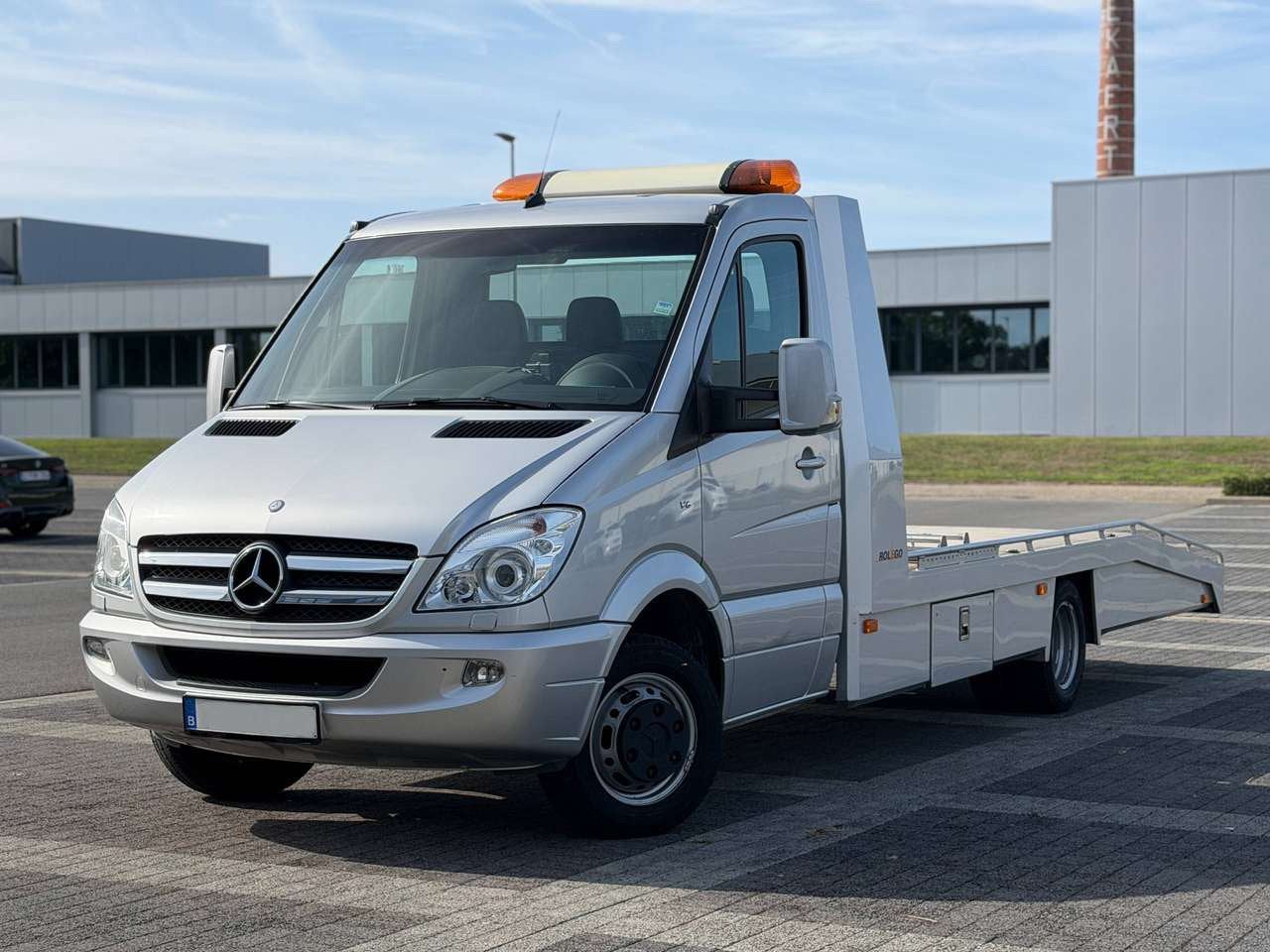 Mercedes-Benz - Sprinter 519 V6 TAKELWAGEN AUTOTRANSPORT, Auto's, Automaat, Euro 5, Zwart, 2987 cc