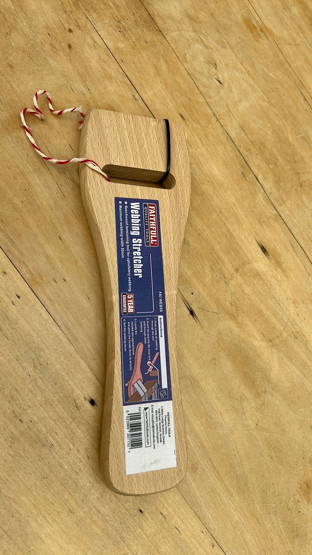 Tire sangles tapissier neuf, Neuf, Enlèvement ou Envoi, Matériel de bricolage, Beige