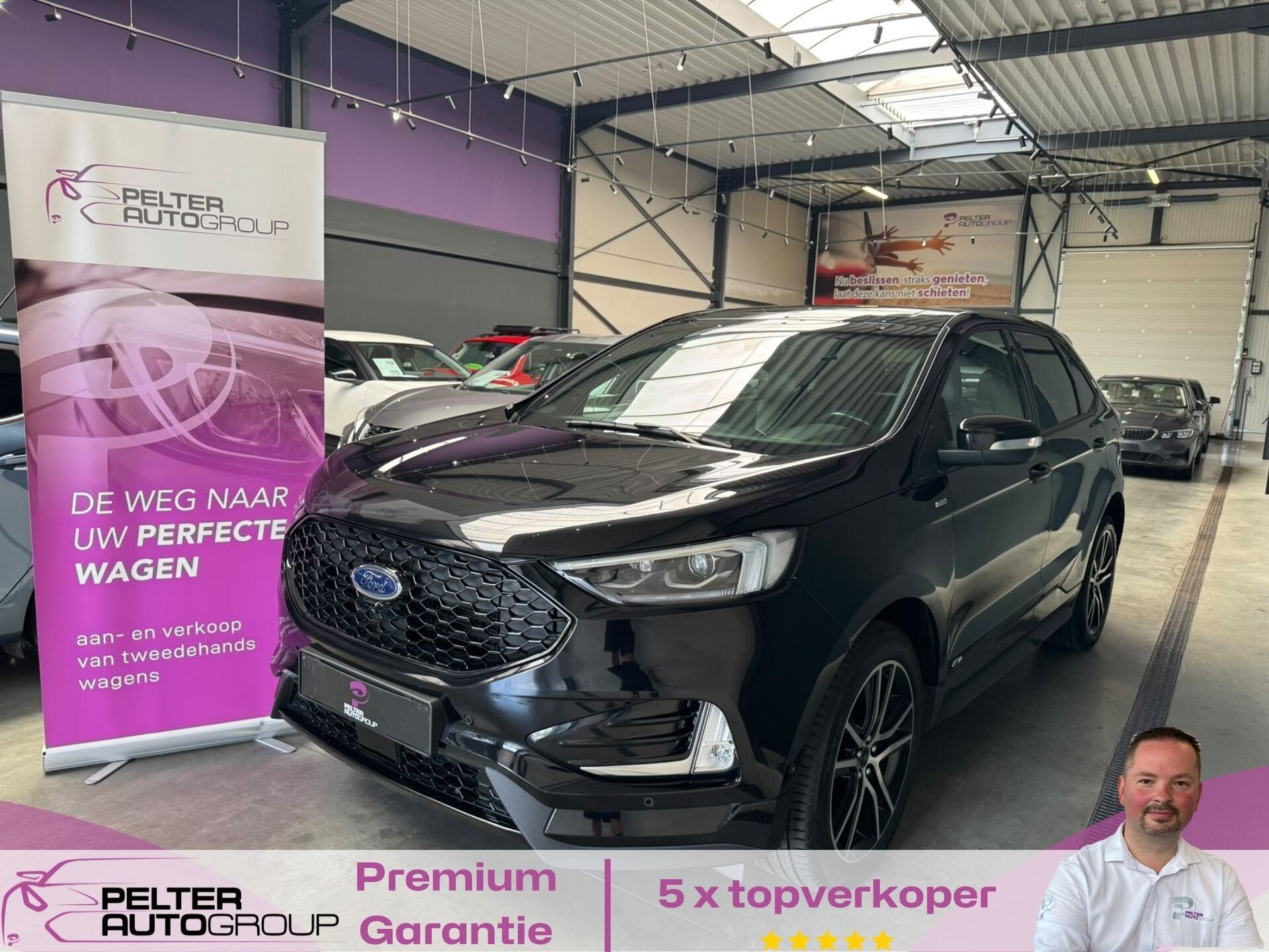 Ford Edge ST-Line 2.0 EcoBlue AWD Automaat 238PK GPS Camera, 4 cilinders, 0 kg, Edge, Bedrijf