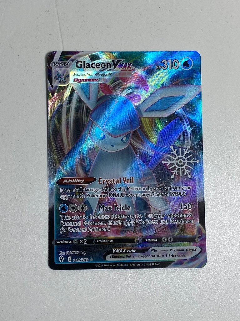 glaceon Vmax 041/203, Hobby en Vrije tijd, Verzamelkaartspellen | Pokémon, Nieuw, Losse kaart, Ophalen of Verzenden