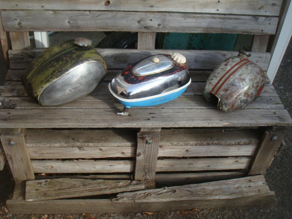 benzinetank, Ophalen