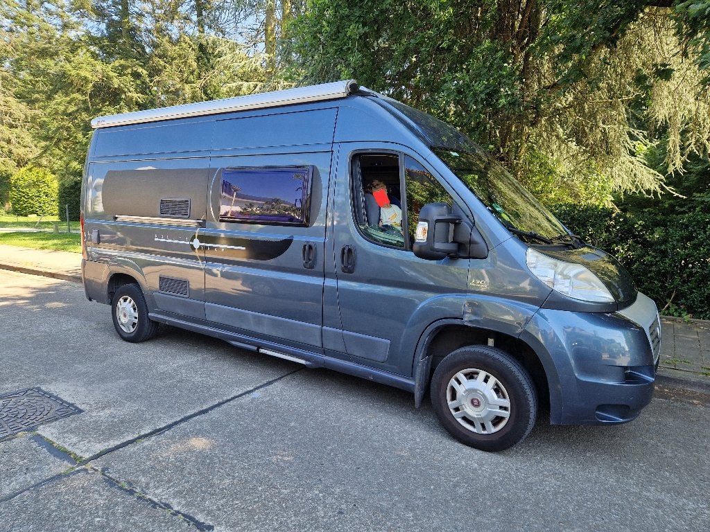 Fiat Ducato Roller team Livingstone 2, Caravans en Kamperen, Elektrische ramen, Buscamper of Camperbus, Fiat, Vloeistofverwarming