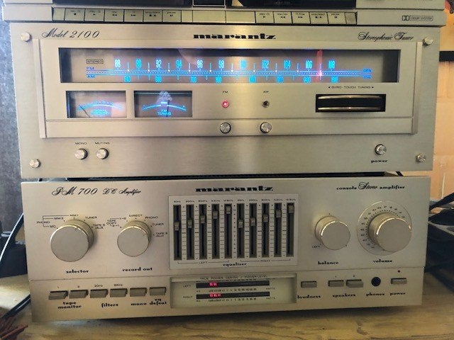 Marantz PM700 & Tuner model 2100, Marantz, 60 à 120 watts, Enlèvement, Stéréo