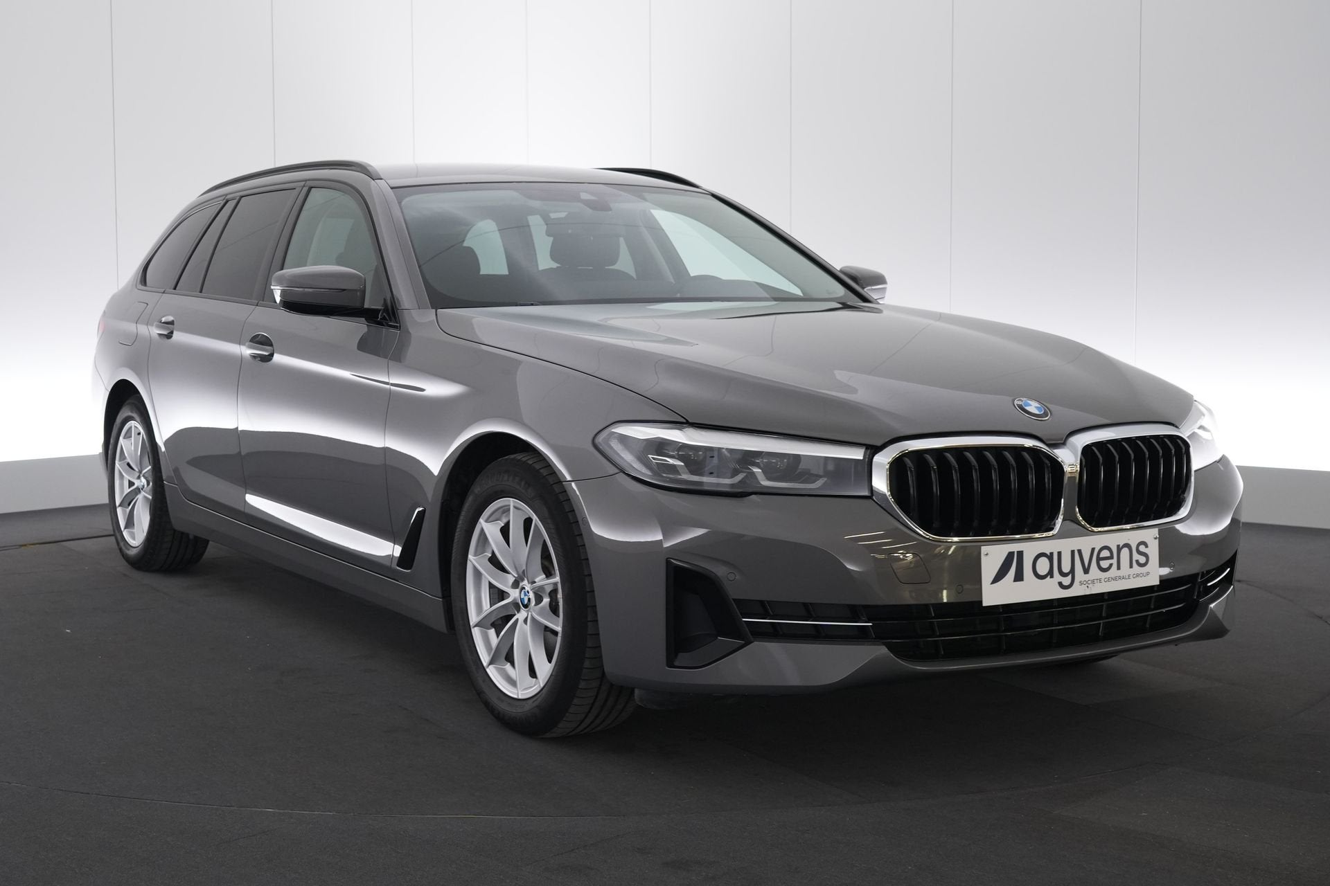 (2BGN719) BMW 5 TOURING, Autos, BMW, Cuir, Argent ou Gris, Euro 6, Entreprise