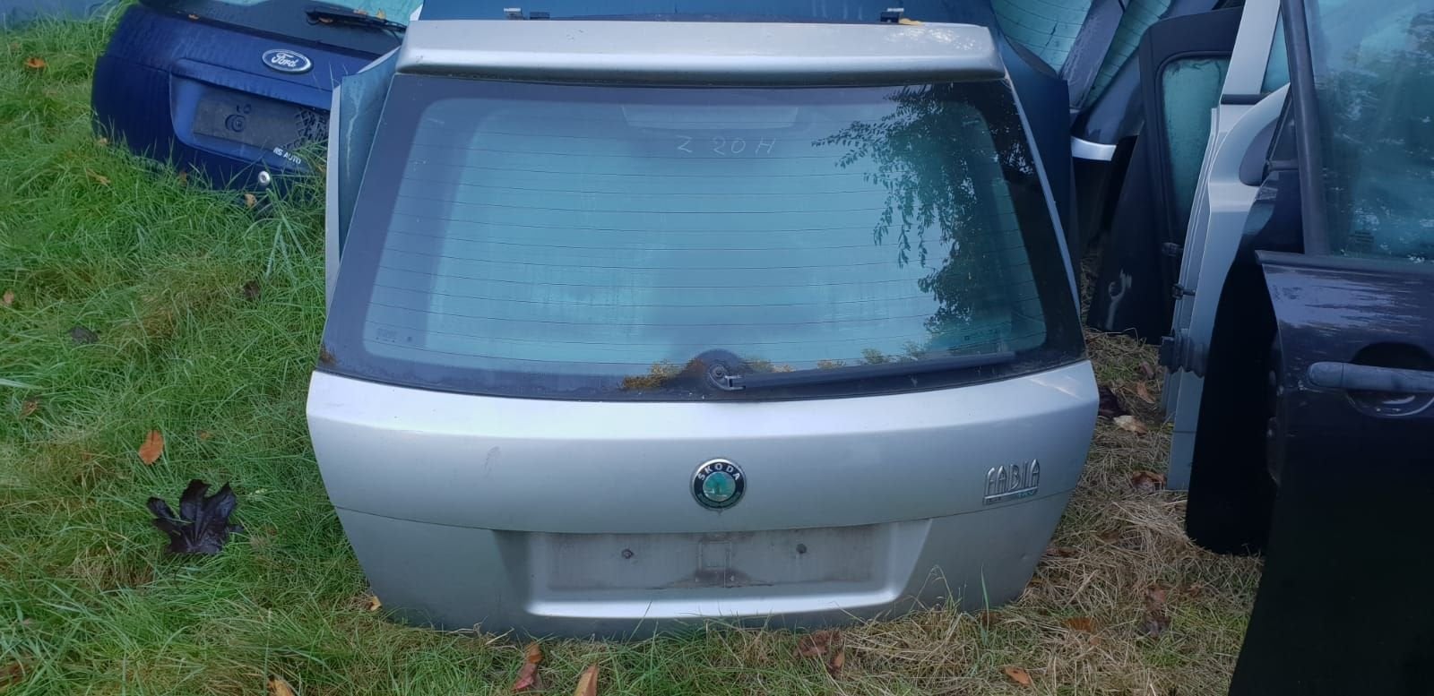 SKODA FABIA HB  ACHTERKLEP BJ 2001 TOT 2006, Arrière, -, Haillon arrière, Utilisé