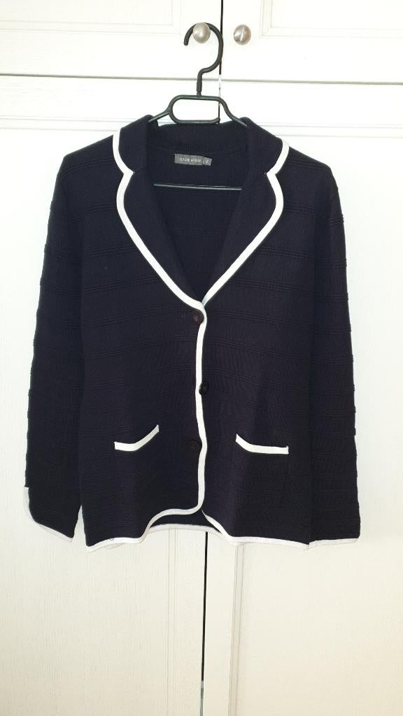 1 GILET – Maat 42 -  Blazer, Kleding | Dames, Truien en Vesten, Blauw, Maat 42/44 (L), Ophalen of Verzenden, Zo goed als nieuw