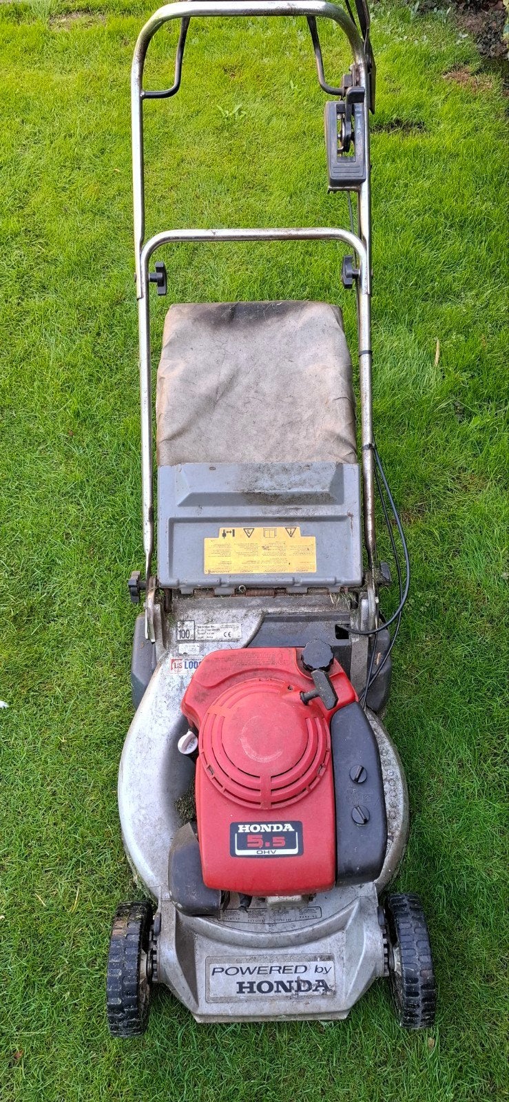 honda grasmachine, Tuin en Terras, Grasmaaiers, Ophalen, Honda, Gebruikt, Benzine-grasmaaier