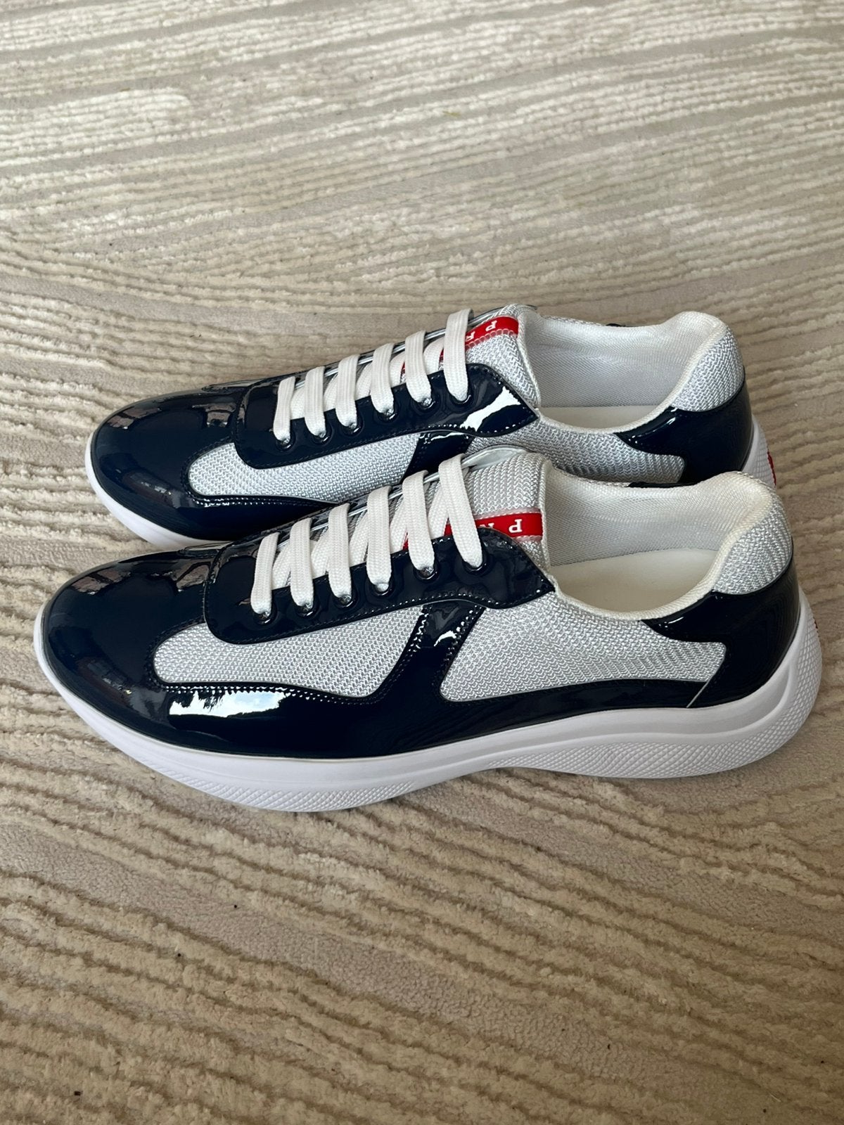 Prada american cups sneakers, Kleding | Heren, Ophalen of Verzenden, Nieuw, Blauw, Sneakers
