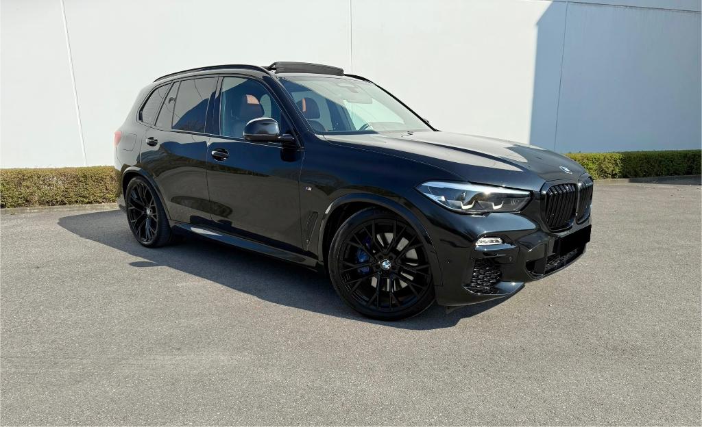 BMW x5  3.0D M-Pakket Exclusieve Mega FULL BLACK, Autos, Cuir, Achat, 5 portes, Diesel
