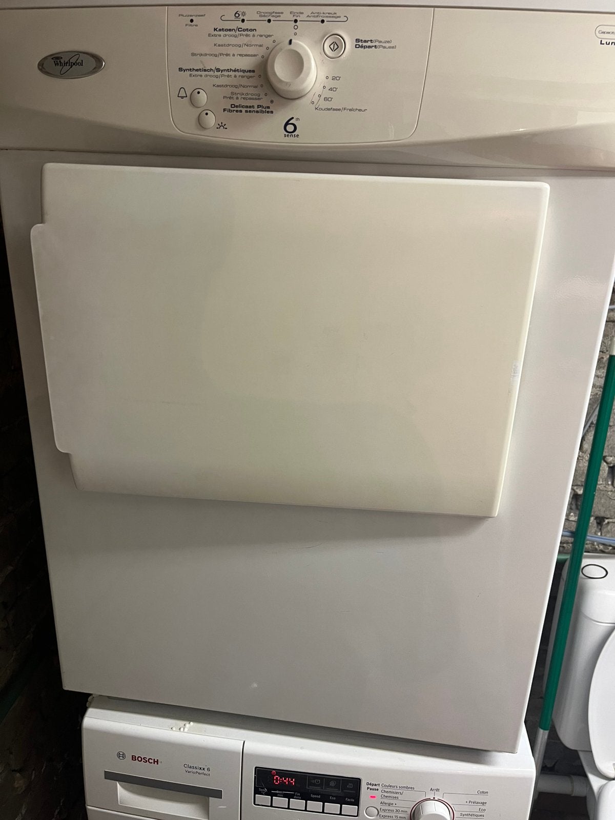 Sèche-linge Whirlpool LUNA A 6 kg – Fonctionne parfaitement, Electroménager, Sèche-linge, Utilisé, 6 à 8 kg, Enlèvement