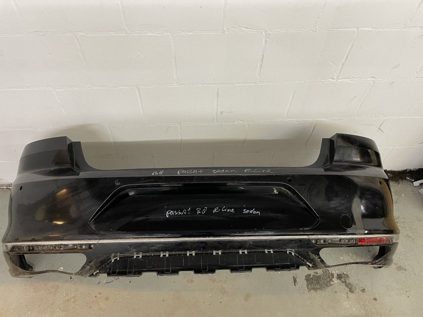 VW Passat sedan b8 3g0 rline r-line achterbumper, Gebruikt, -, -, Ophalen of Verzenden