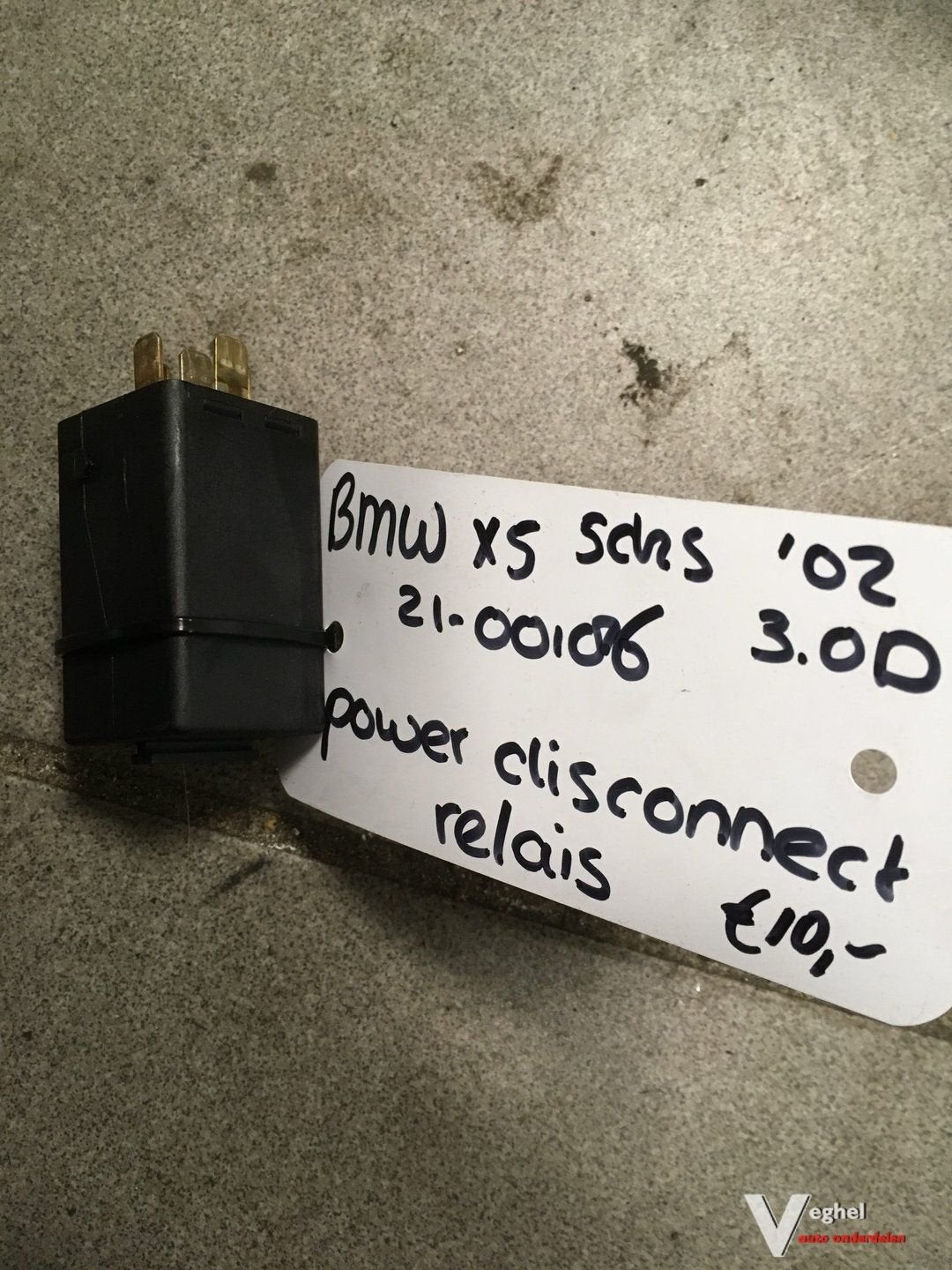 BMW X5 '02 3.0 D power disconnect relais, Gebruikt, -, -, Ophalen of Verzenden