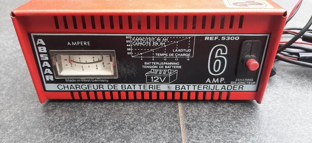 Absaar 6A batterijlader, Ophalen