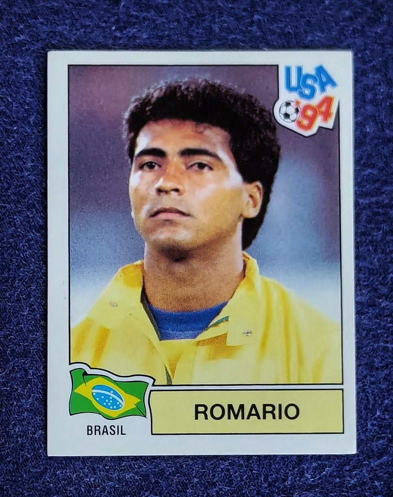 Panini sticker card voetbal ' WK USA 1994 - Romario ', Enlèvement ou Envoi, Neuf, Autocollant