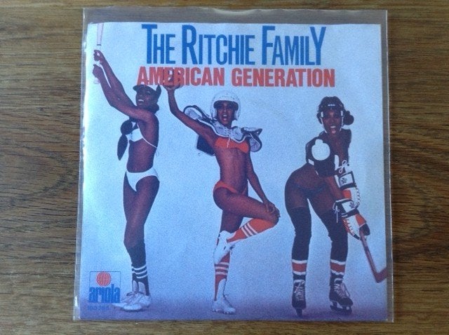 single the ritchie family, R&B et Soul, Enlèvement ou Envoi, Housse de protection extérieure, 7 inch