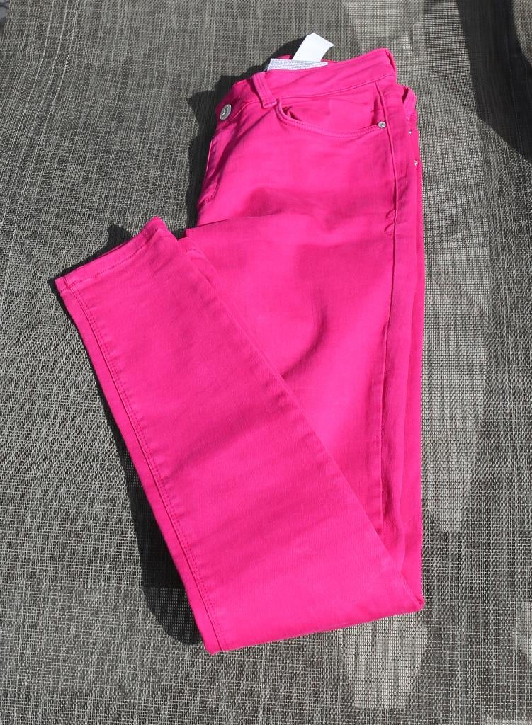 Zeer mooie roze broek/jeans Zara 36, Kleding | Dames, Zara, Ophalen of Verzenden, Zo goed als nieuw, Roze