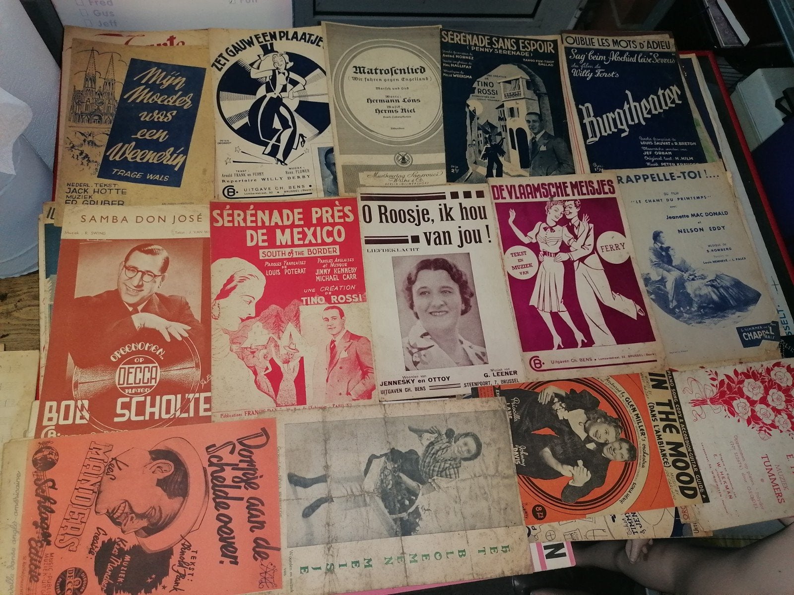 oude muziek partituren, Ophalen of Verzenden