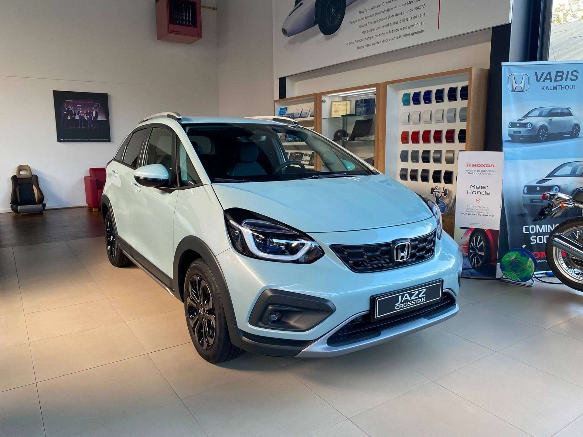 Honda Jazz Jazz Advance Crosstar e:HEV 1.5i-MMD -€5.580 Ko, Autos, Argent ou Gris, Achat, Entreprise, 5 portes