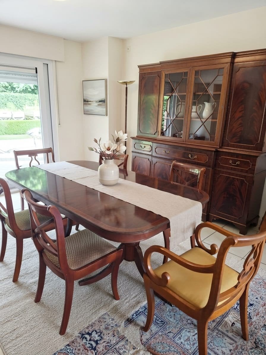 Ensemble salle à manger complète style classique, Maison & Meubles, Salles à manger complètes, Utilisé, 4 à 6 chaises, Enlèvement