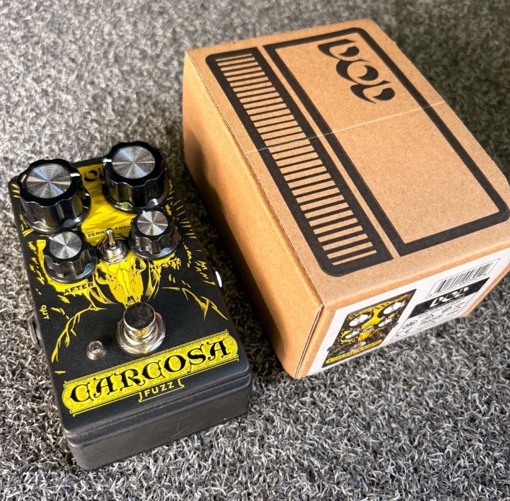 Pédale d'effet Digitech DOD Carcosa Fuzz, Enlèvement ou Envoi, Comme neuf, Distortion, Overdrive ou Fuzz
