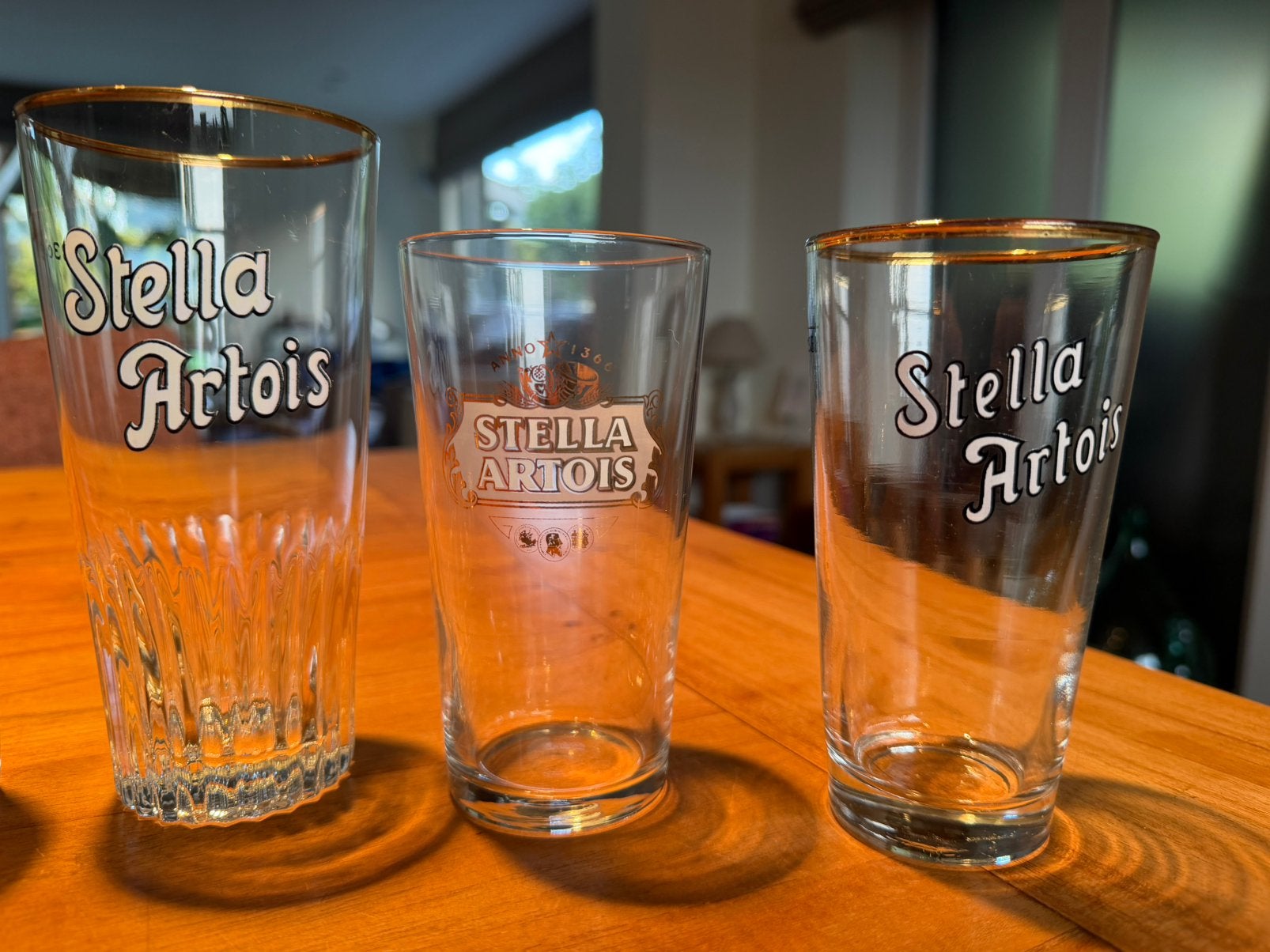 Stella bierglazen, Verzamelen, Ophalen, Zo goed als nieuw, Bierglas