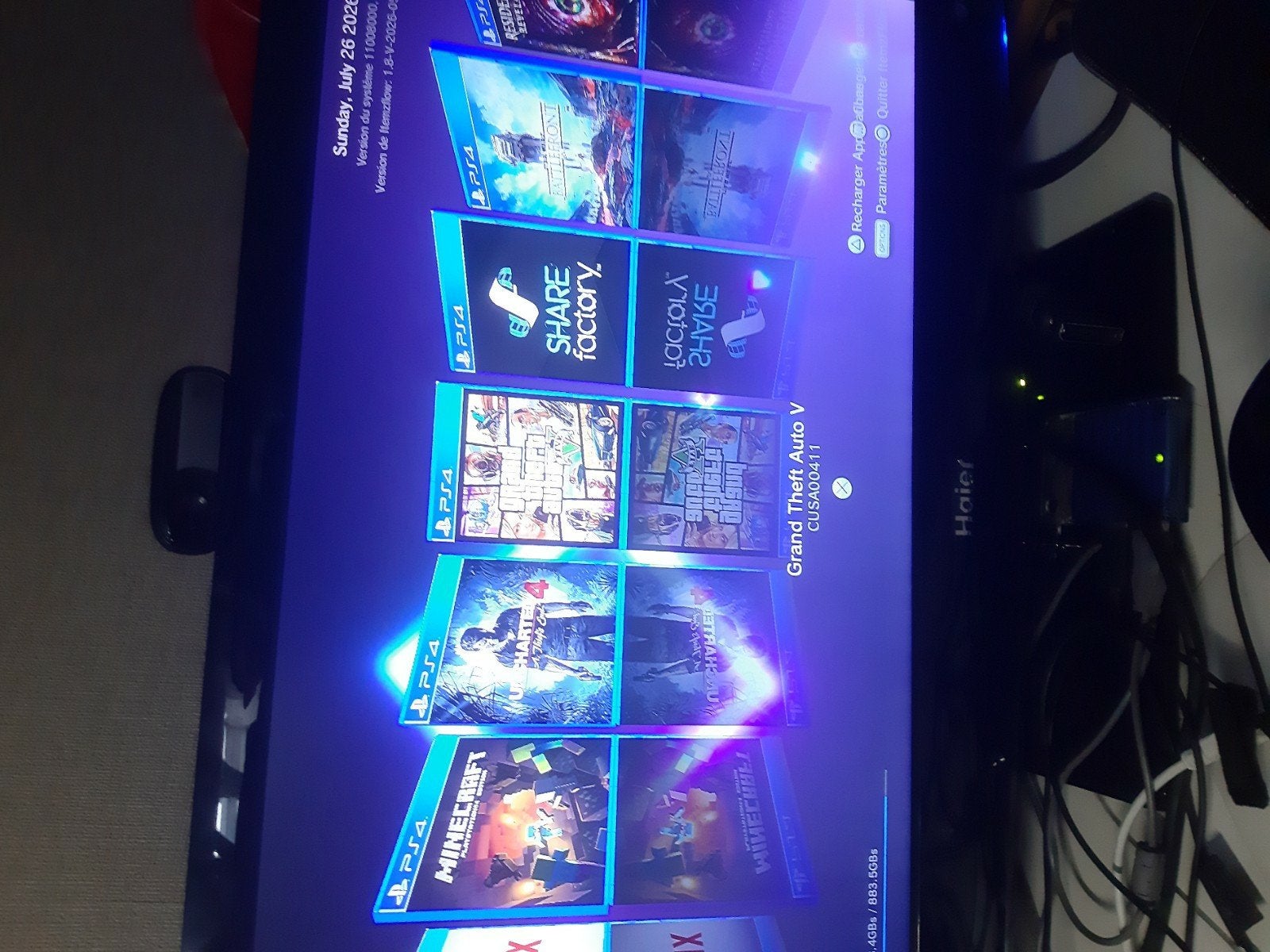 ps4 slim hack, Enlèvement