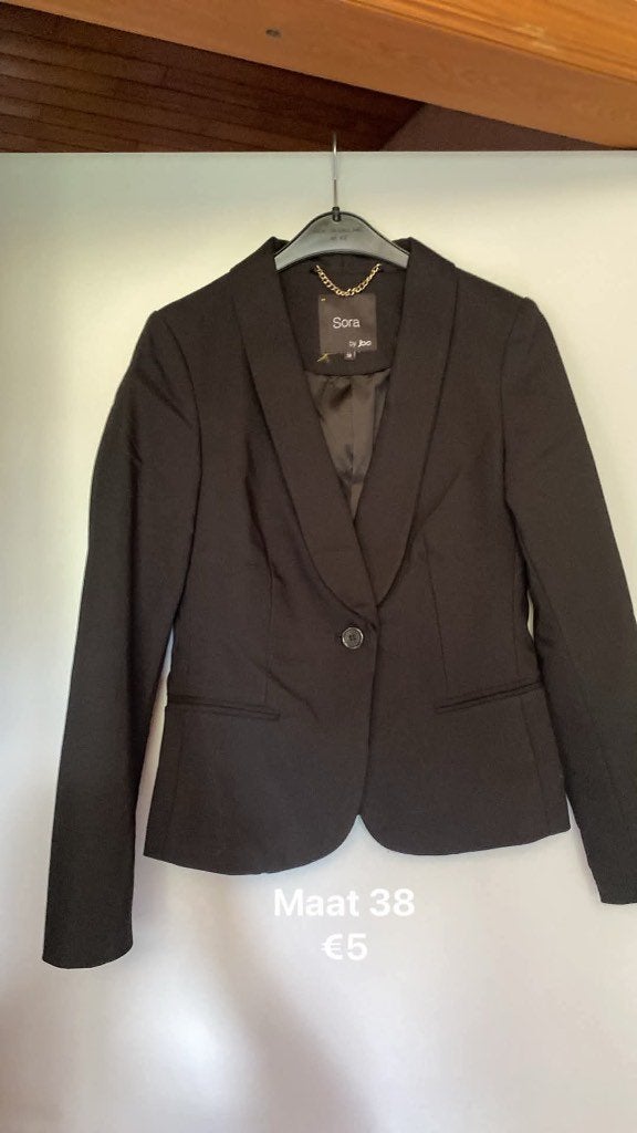 Zwarte blazer maat 38 NIEUW, Nieuw, Jasje, Ophalen, Maat 38/40 (M)