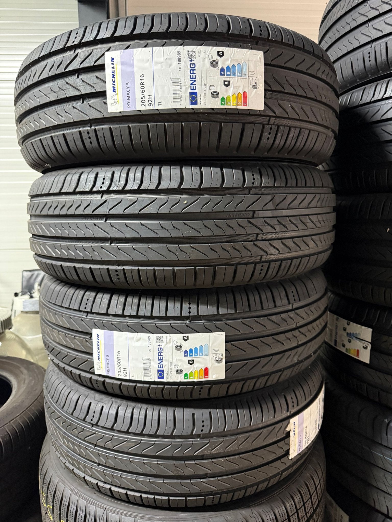 Nieuwe set 4x 205/60/16 Michelin Primacy 5 zomerbanden, Auto-onderdelen, Banden en Velgen, -, Nieuw, Band(en), Zomerbanden