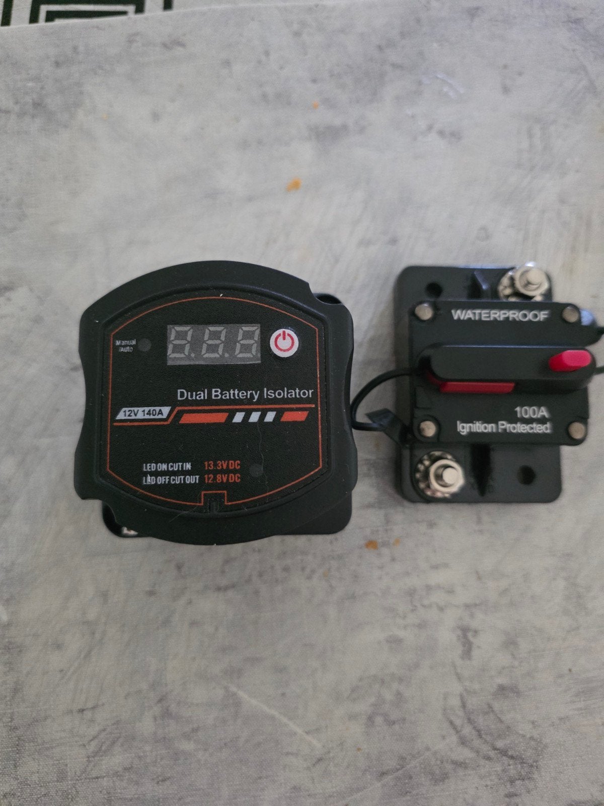 Dual control 12v, Ophalen