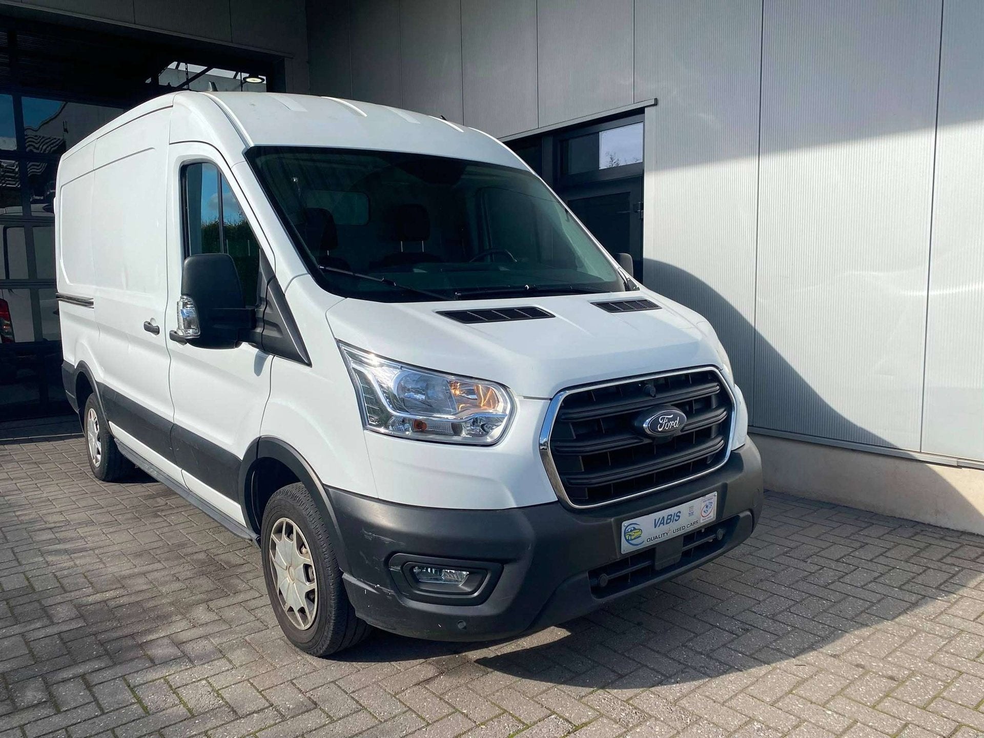 Ford Transit 2.0 TDCi Camera/ 3-zit/... 12 maanden garantie, Auto's, Stof, Gebruikt, 4 cilinders, Wit