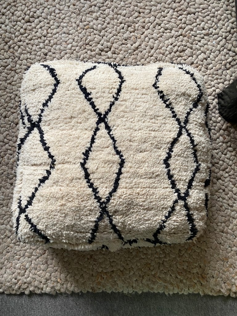 POUF BERBERE, Ophalen, Style berbere, Zo goed als nieuw, Stof