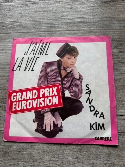 Vynil Single J’aime la Vie-Sandra Kim (lp0082), Cd's en Dvd's, Gebruikt, 7 inch, Ophalen of Verzenden, Pop