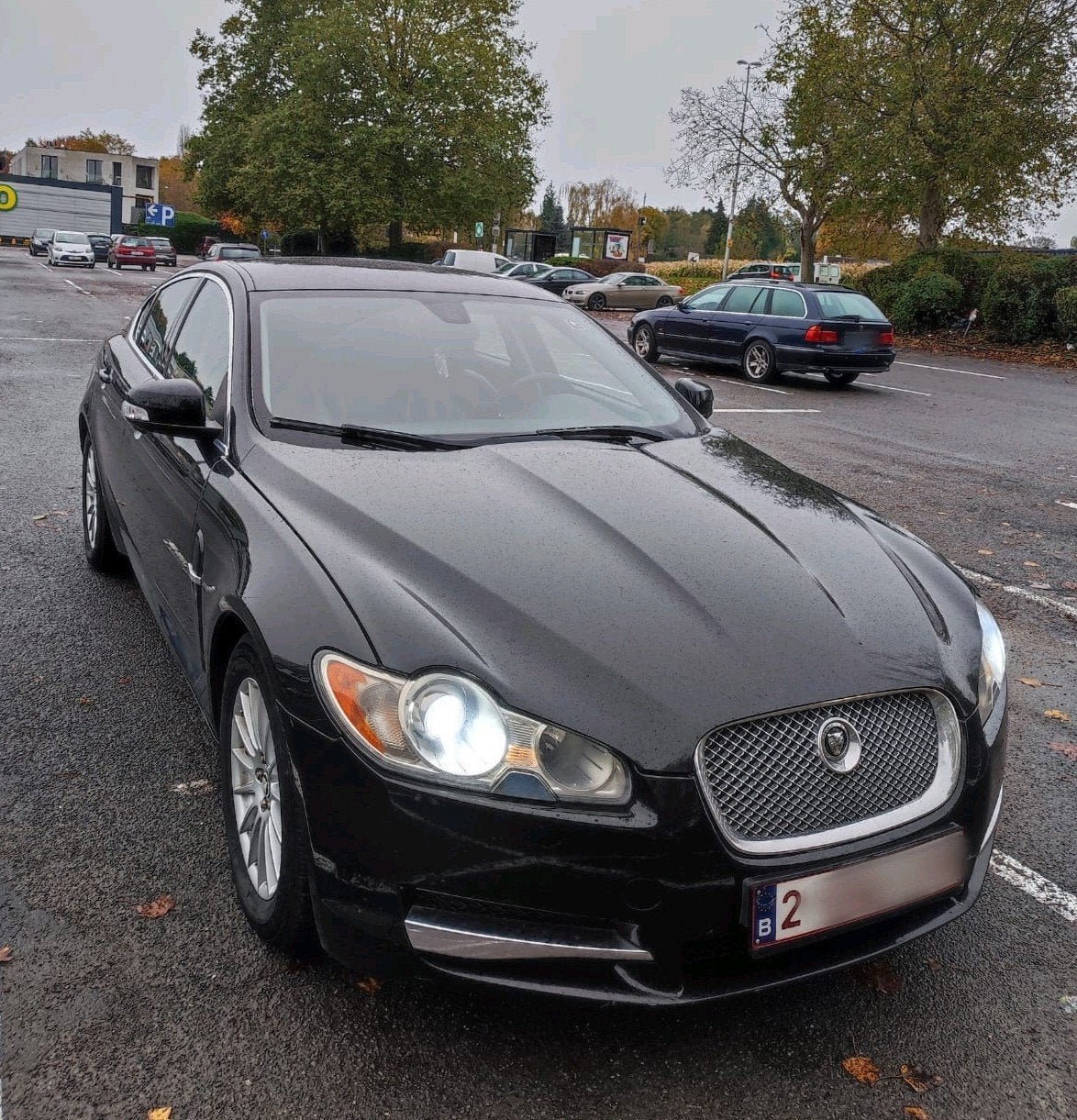 Jaguar XF 2.7 V6 diesel, export, 2ème proprio, mécanique ok, Autos, Cuir, Achat, Carnet d'entretien, Noir