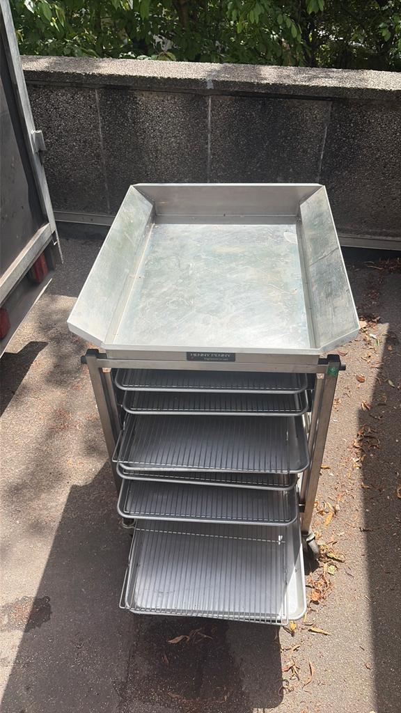 Table en inox horeca , boucherie traiteur, Enlèvement ou Envoi